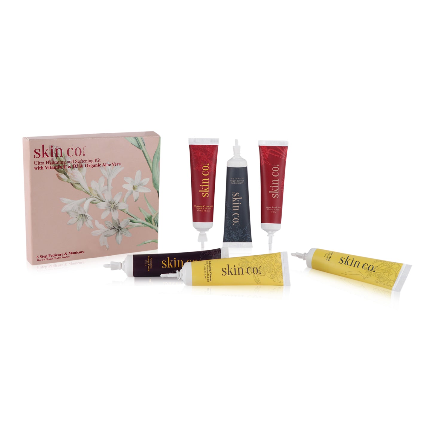 Ultra Hydrating And Softening Pedicure/ Manicure Spa Kit