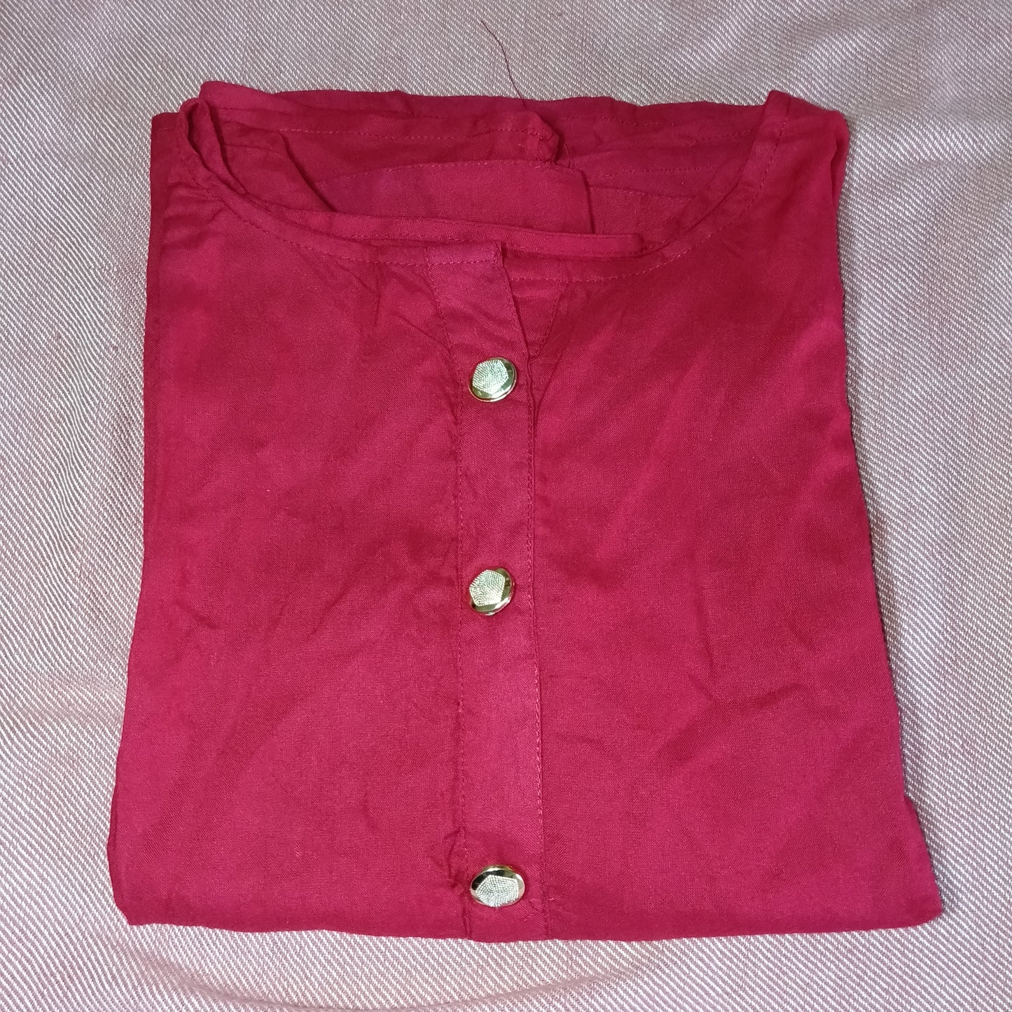 Red Kurta shirt top