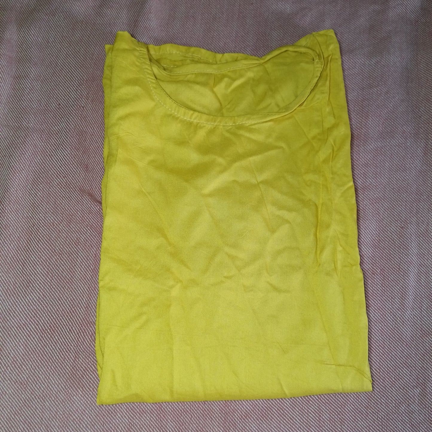Fusionn Clickbait Cotton Yellow Top