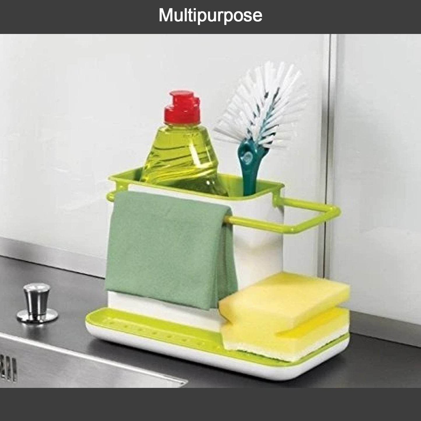 3in1 Stand For Kitchen Sink Plastic For Kitchen Use