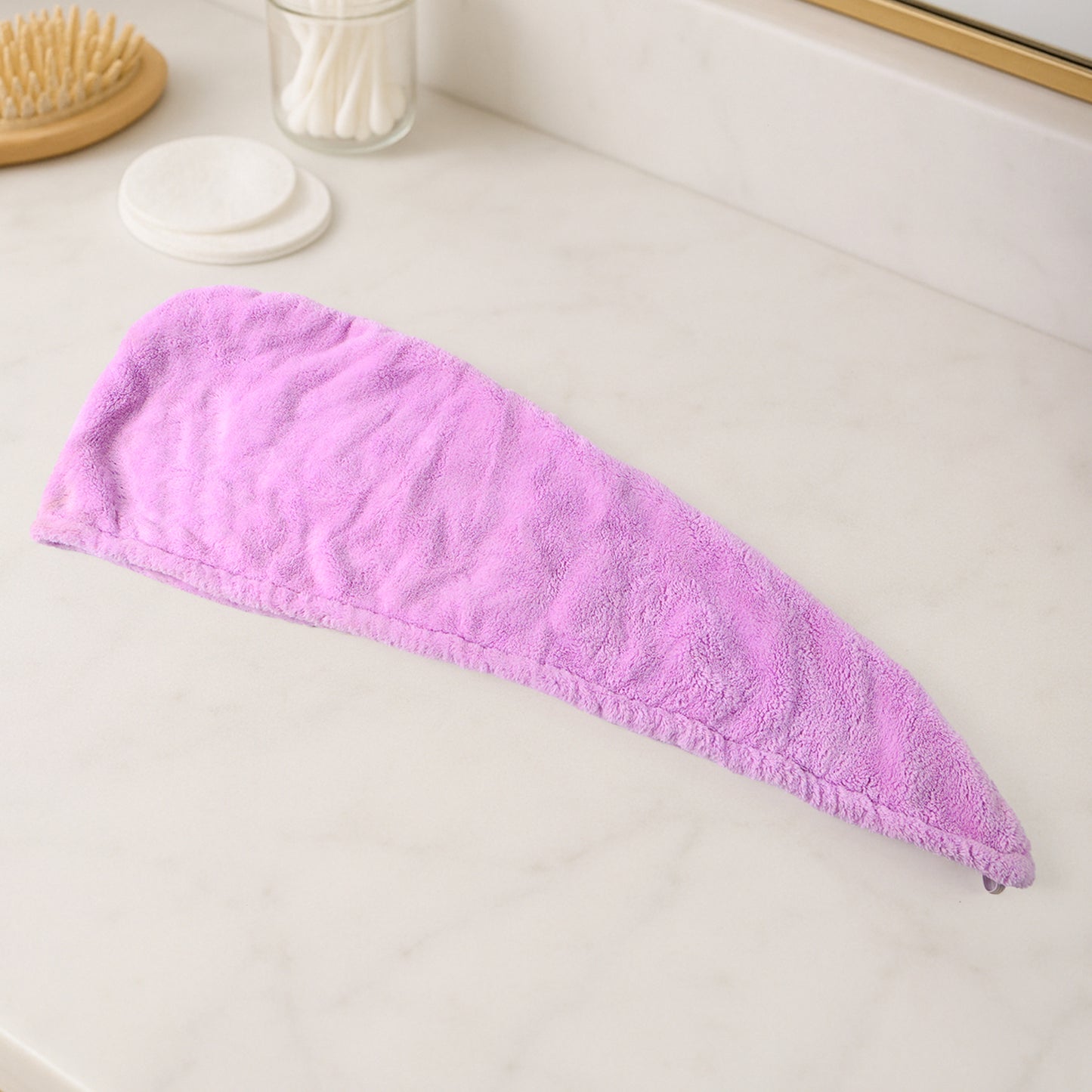 1408 Quick Turban Hair-drying Absorbent Microfiber Toweldry Shower Caps