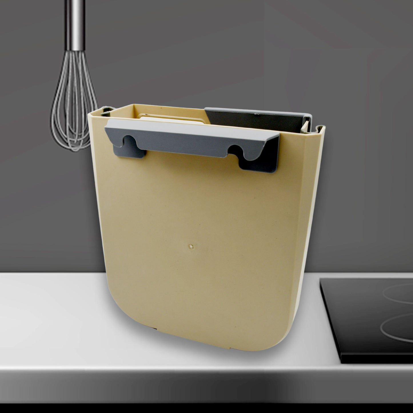 Hanging Trash Can For Kitchen Cabinet Door Small  Foldable