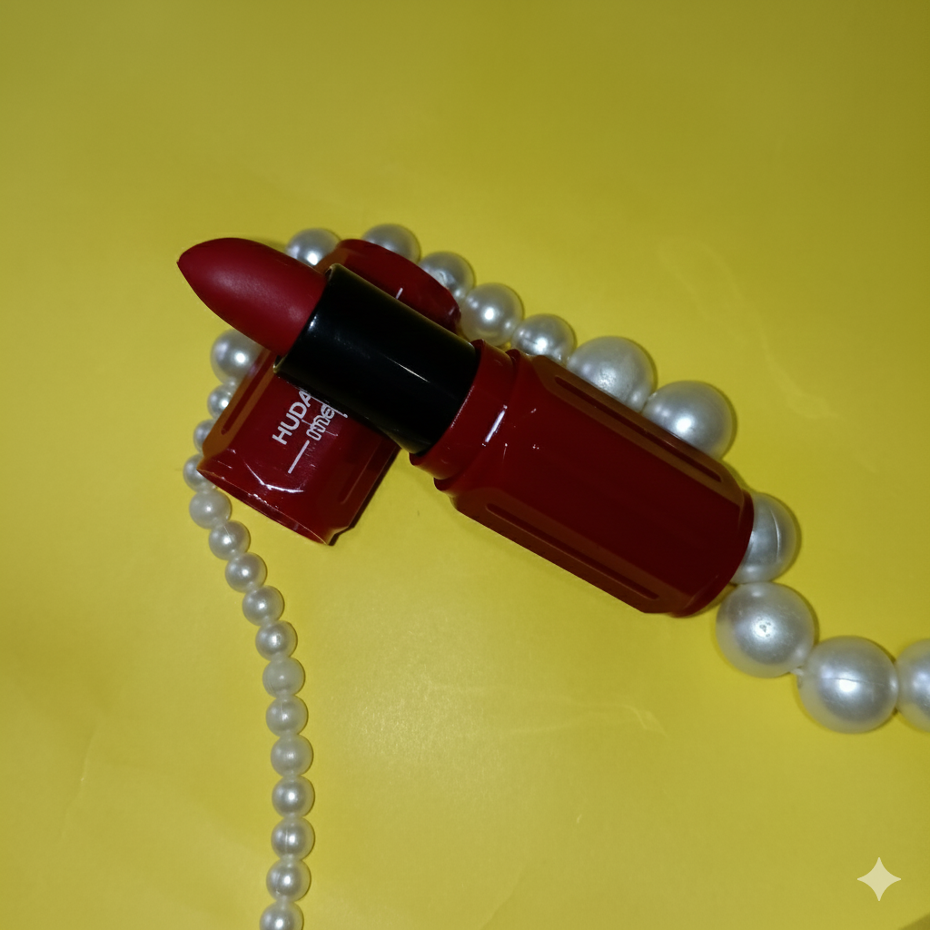 Long-Lasting Lipstick & Stylish Earrings