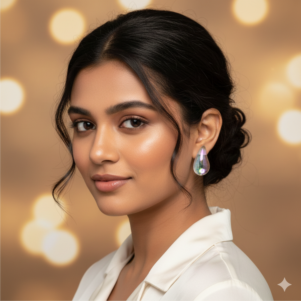 Long-Lasting Lipstick & Stylish Earrings