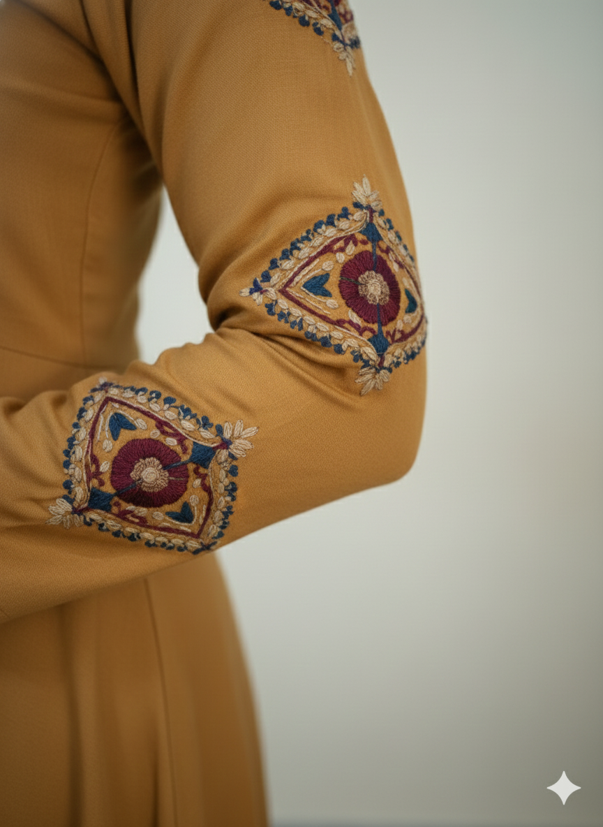 Fusionn Clickbait Women Solid Pure cotton A-Line Kurta (Red, Brown)