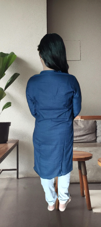 Women's Embroidered Rayon Kurti