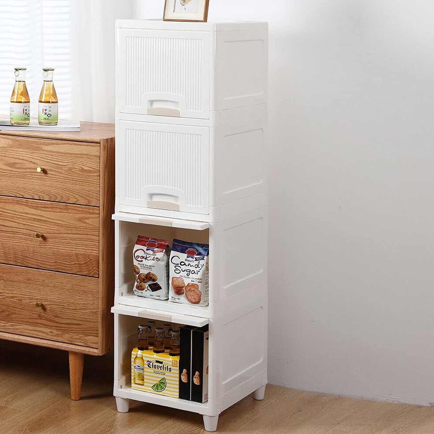 Multipurpose Storage Cabinet Storage Solutions  (4 Layer)