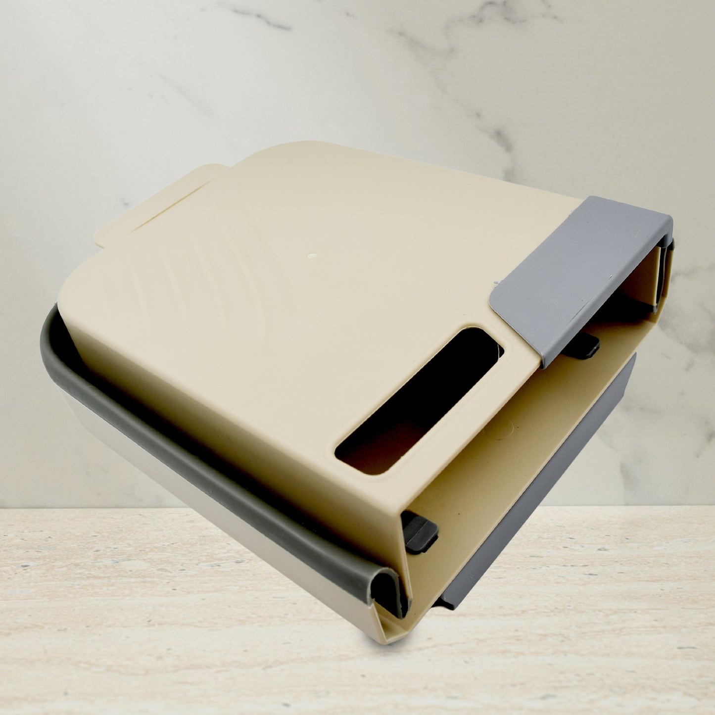 Hanging Trash Can For Kitchen Cabinet Door Small  Foldable