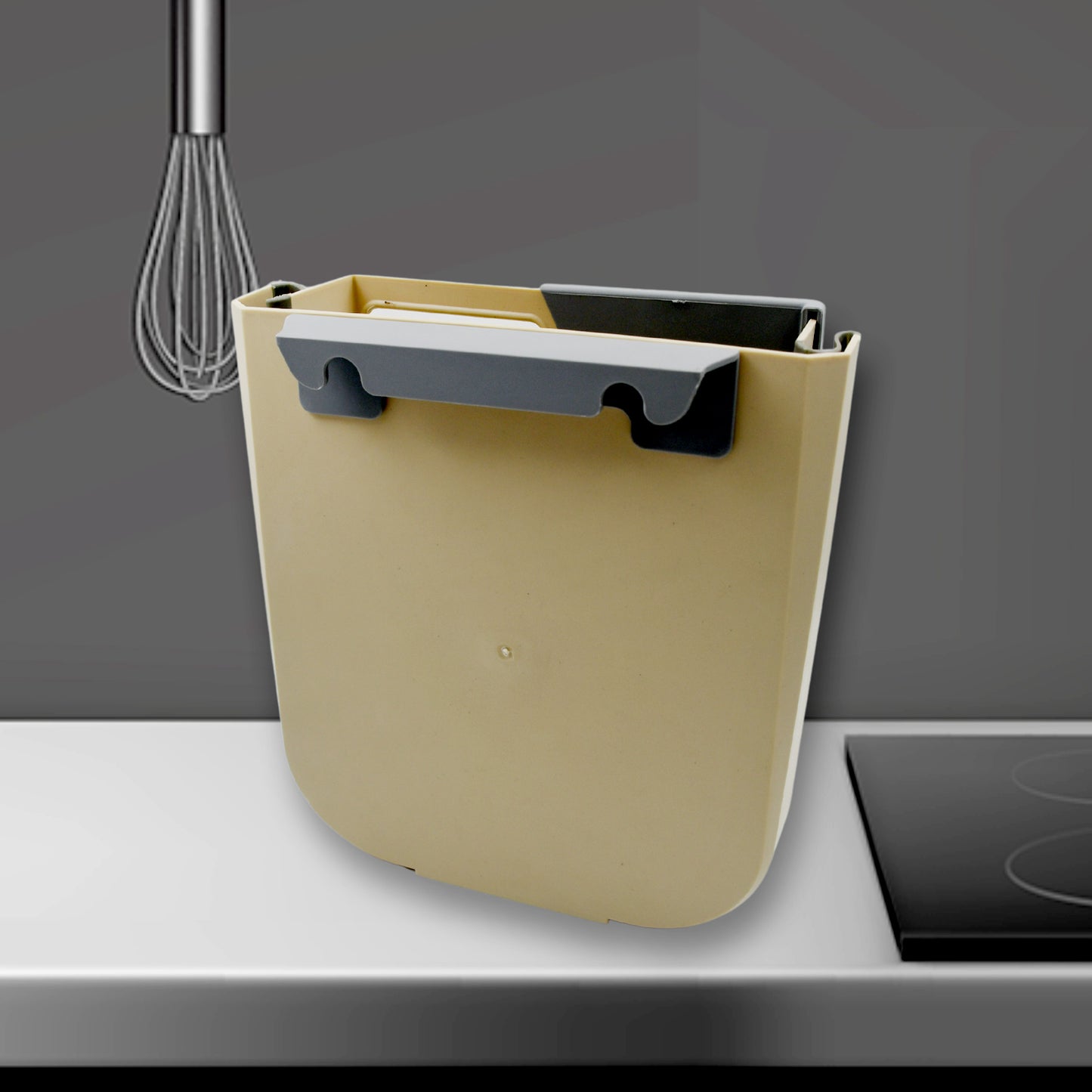 Hanging Trash Can For Kitchen Cabinet Door Small  Foldable
